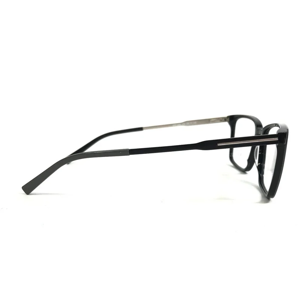 Michael Ryen Eyeglasses Frames MR-424 C3 Gray Black Silver Square 54-17-145